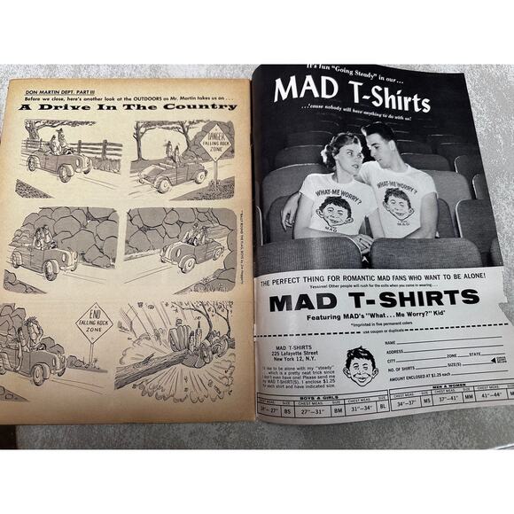 MAD Magazine #40 Alfred E Neuman 1958 Kelly Freas cover Andy - Picture 4 of 6